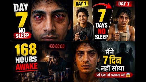 7 दिन बिना सोए Vlog | Day 7